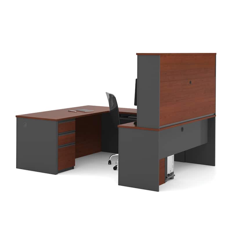 Bestar Prestige Commercial Grade U-shaped 6-drawer Office Desk