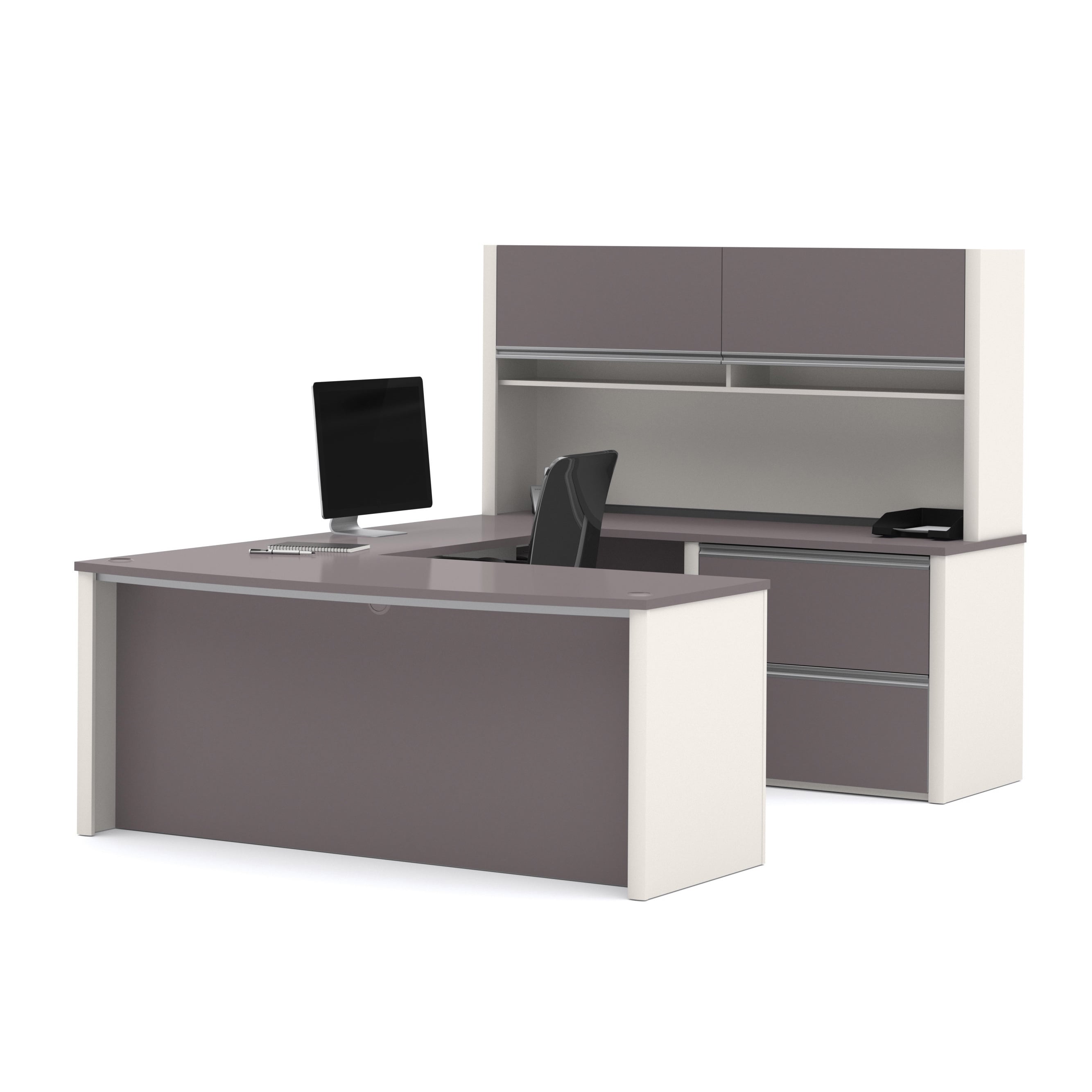 Shop Bestar Connexion U Shape Desk With Hutch On Sale Free