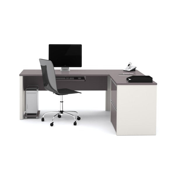 oversized white desk