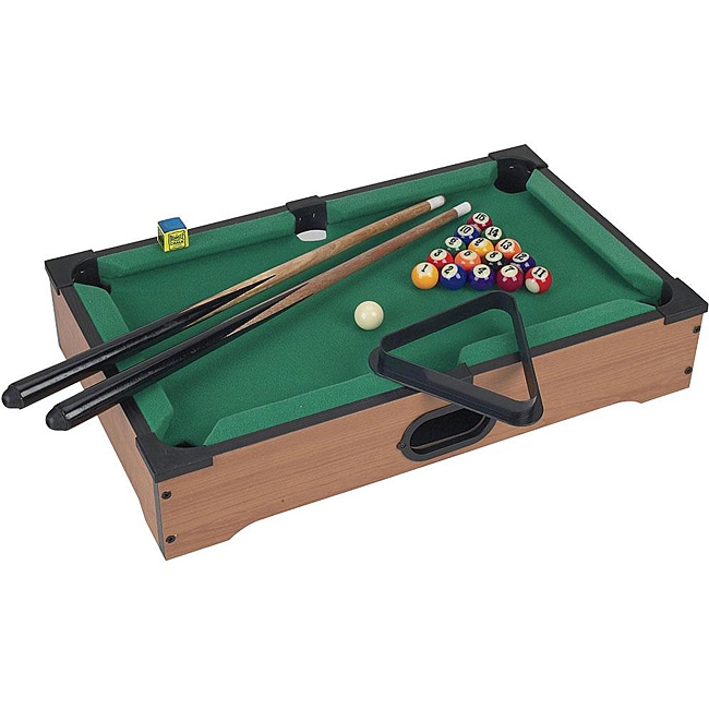 MINI POOL TABLE Game,Billiards Table Pool Table Set with 11 Balls 2 Cues  and 1 T EUR 37,99 - PicClick FR