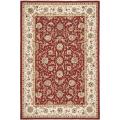 Safavieh Hand-hooked Chelsea Tabriz Burgundy/ Ivory Wool Rug - 7'9 x 9'9