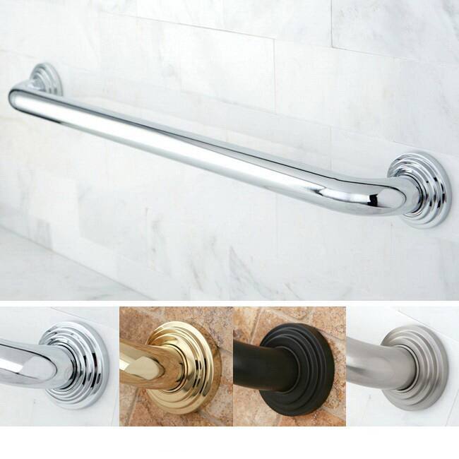 Kingston Brass Milano 24-inch 3-layer Flange Grab Bar