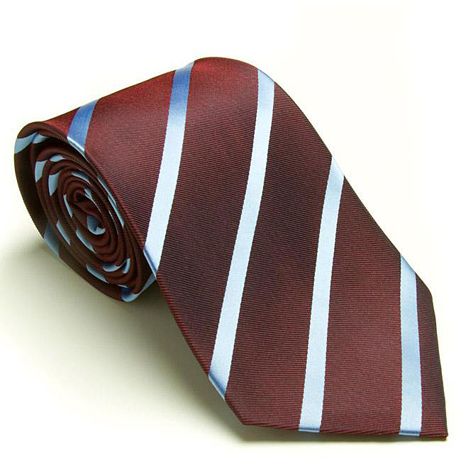 Platinum Ties Mens Burgundy Avenue Tie