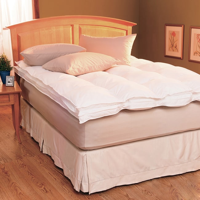 Sealy 230-thread Count Cotton Down-on-top Baffled Featherbed