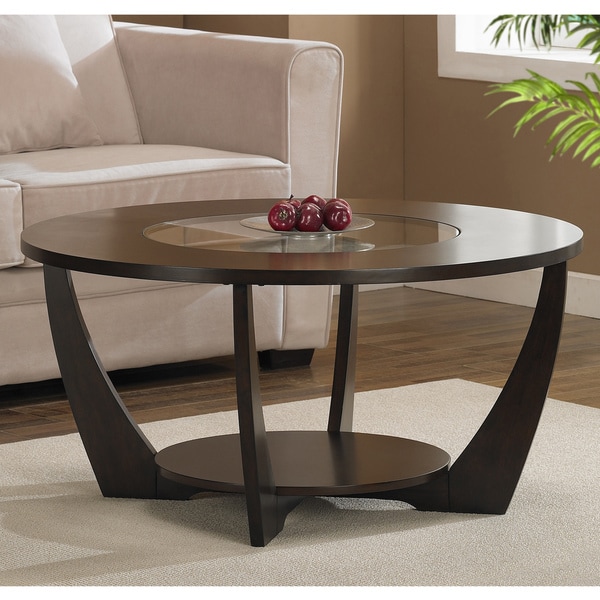 Gracewood Hollow Archer Espresso Coffee Table with Shelf ...