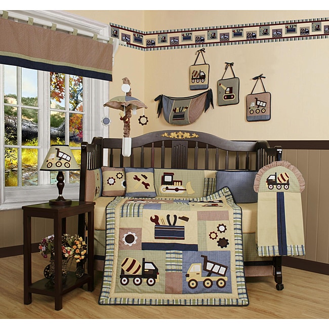 13 piece crib bedding set girl