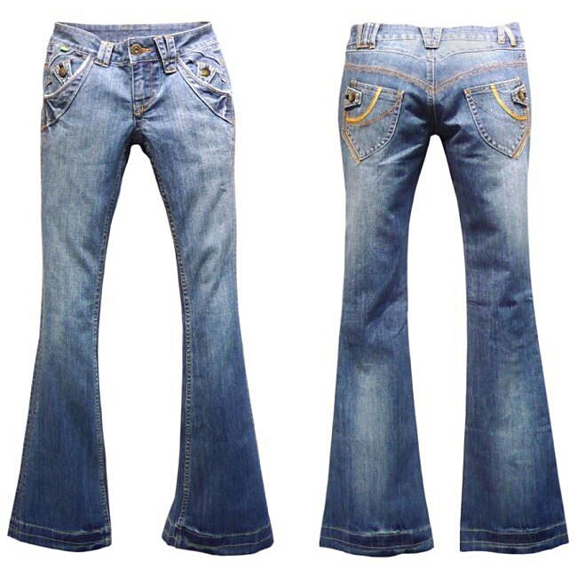 Reco Jeans Women's Dudleya Parva Skinny Flare Stretch Jeans - 13055406 ...