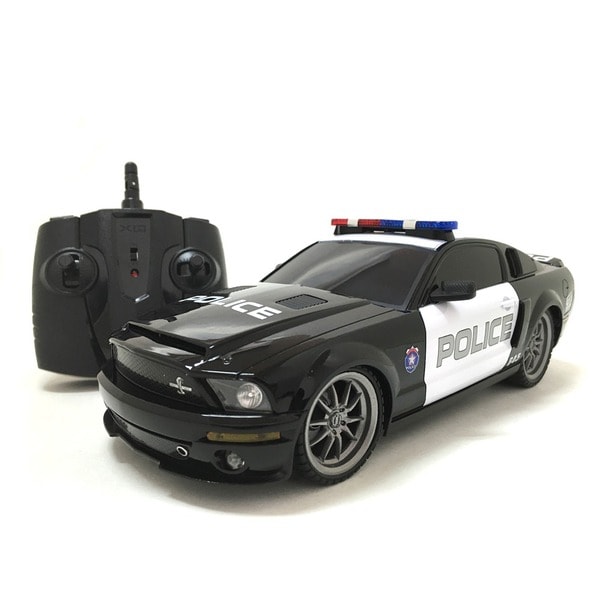 Remote Control 118 scale Ford Mustang Police Car   13055410