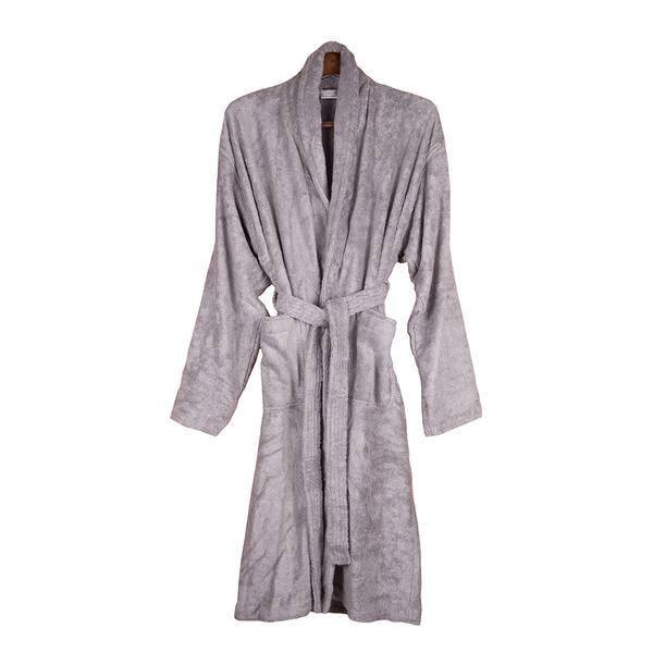Turkish 100 Percent Organic Cotton Terry Cuffed Spa Bath Robe - Bed ...