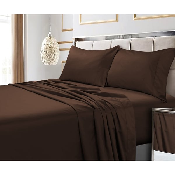 Egyptian Cotton 600 Thread Count Extra Deep Pocket Bed Sheet Set - On Sale  - Bed Bath & Beyond - 5233785