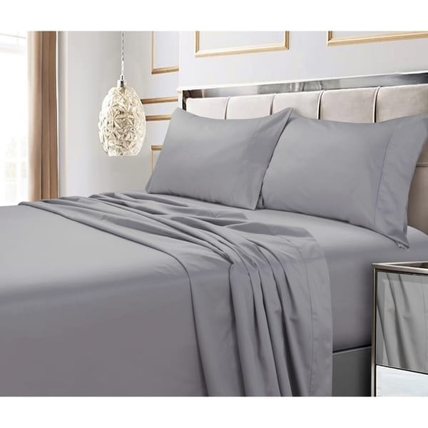 Egyptian Cotton 600 Thread Count Extra Deep Pocket Bed Sheet Set - On Sale  - Bed Bath & Beyond - 5233785