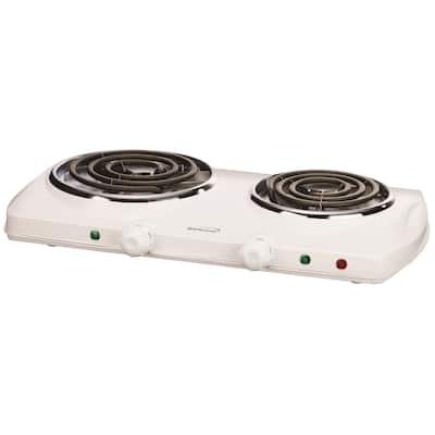 Brentwood Electric 1500-watt Double Burner