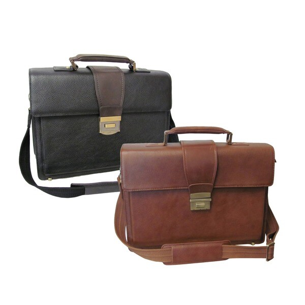 Amerileather Charisma Leather Briefcase   13059283  