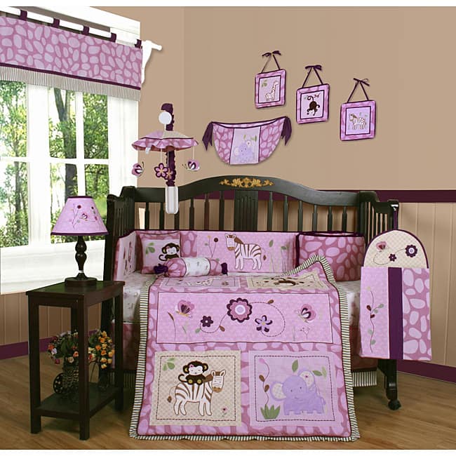 Geenny Animal Kingdom 13-piece Crib Bedding Set