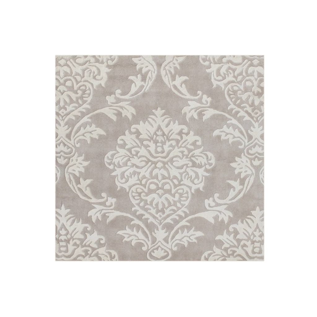 Alliyah Handmade Beige New Zealand Blend Wool Rug (8' x 10') - 8' x 10'