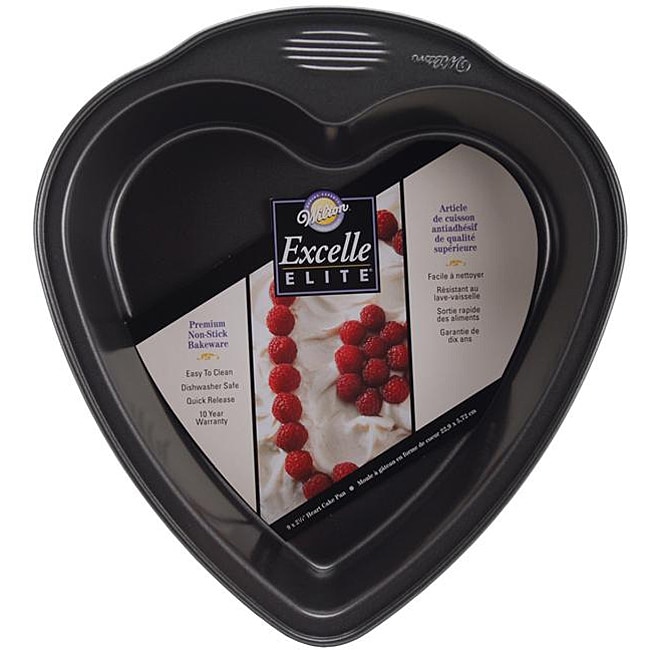 Excelle Elite Heart Cake 9x2.25 inch Pan