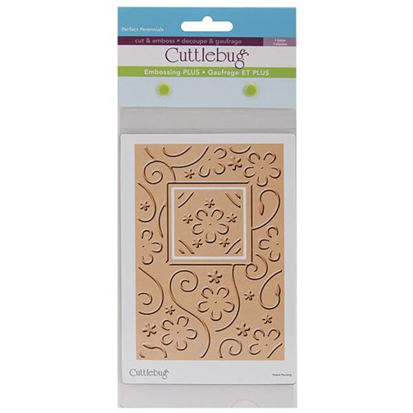 Cuttlebug A2 Plus Perfect Perennials Embossing Folder Free Shipping