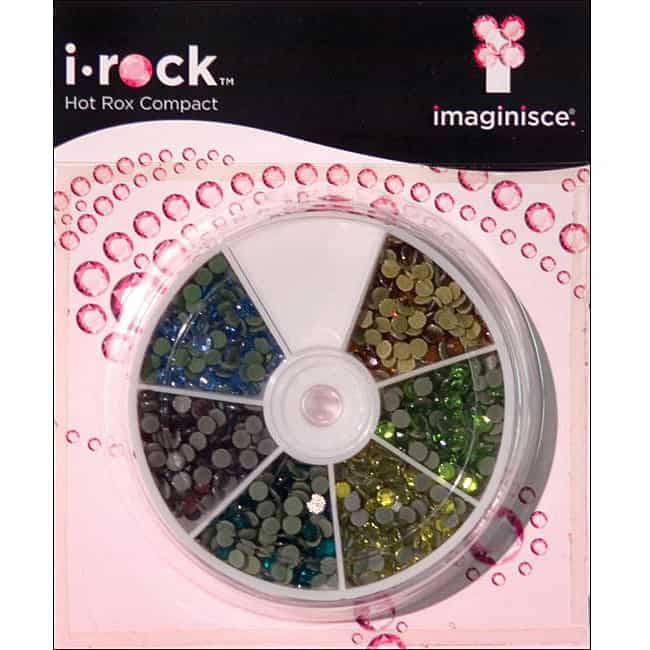 I rock Hot Rox Adhesive Jeweltones Gems Compact 800 pc Pack