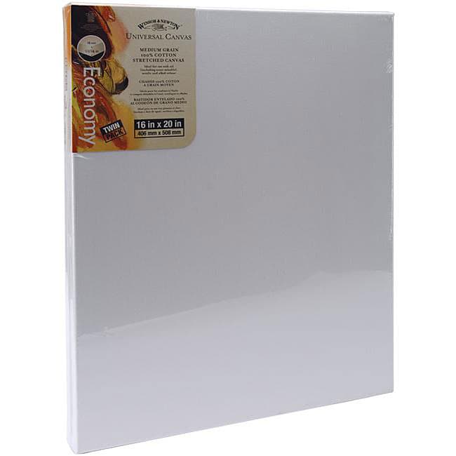 Winsor   Newton 16x20 in Stretched Canvases (pack Of 2)