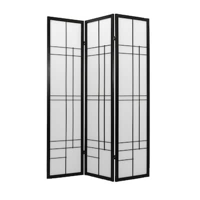 Handmade Wood and Rice Paper Eudes Shoji Screen (China) - 70.2 x 51