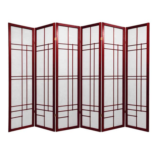 Handmade Wood and Rice Paper Eudes Shoji Screen (China) - 70.2 x 51