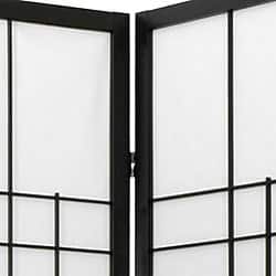 Handmade Wood and Rice Paper Eudes Shoji Screen (China) - 70.2 x 51