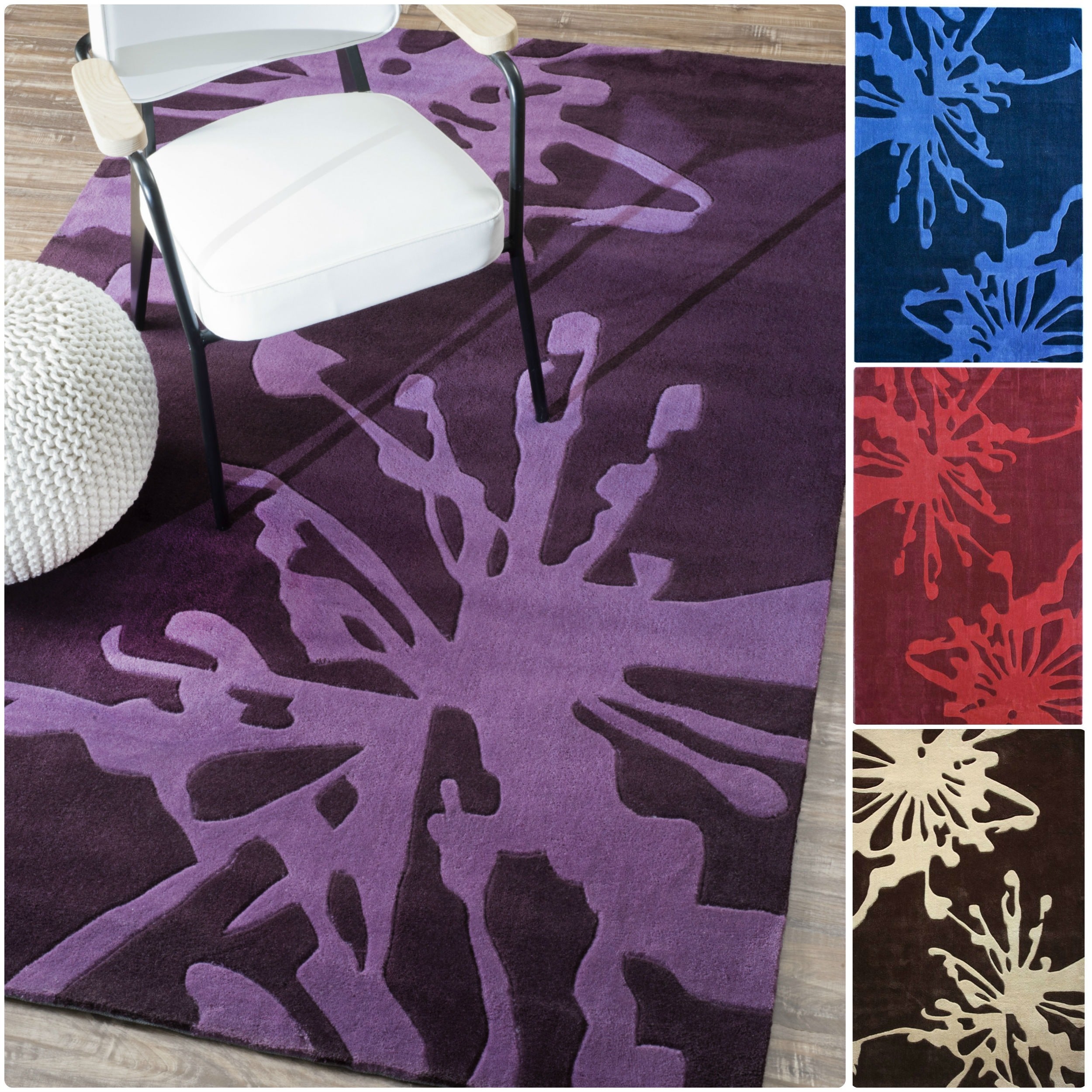 nuLOOM Handmade Norwegian Sky Fireworks Splash Rug (5 x 8