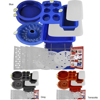 Smartware Deluxe 19-piece Silicone Bakeware Set Bed Bath