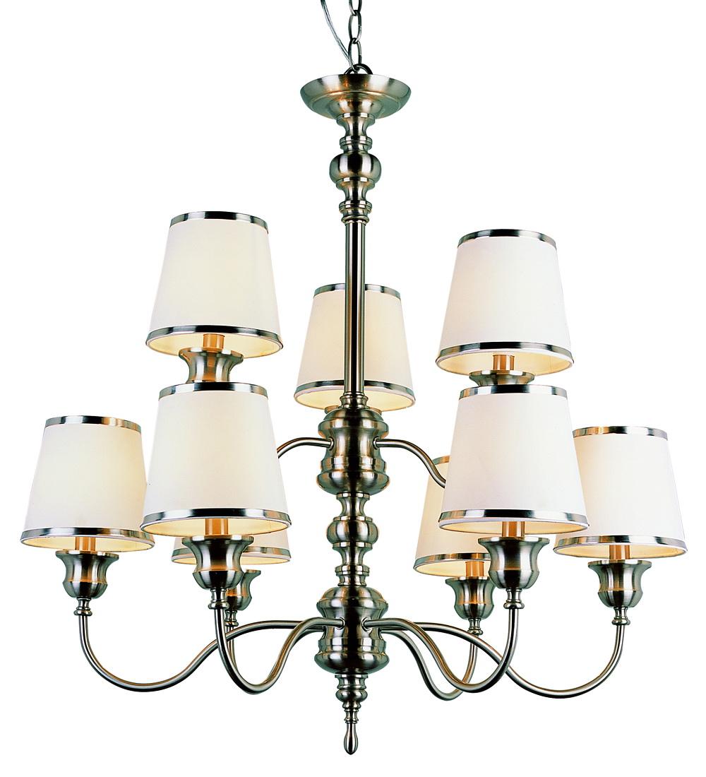 Trans Glove 9 light Modern Meets Traditional Arm Chandelier