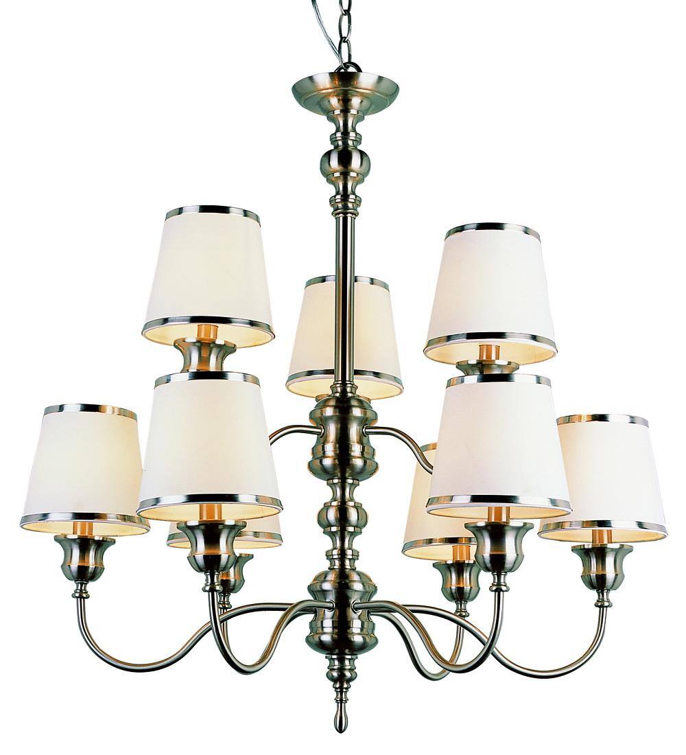 Trans Glove 9-light Modern Meets Traditional Arm Chandelier