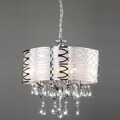 Indoor 4-light Chrome/ Crystal Chandelier