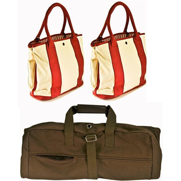 Shop Carry-On Garment and Dual Tote Bag 3-piece Travel Set - Free Shipping On Orders Over $45 ...