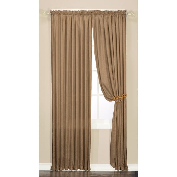 Luster Crushed Faux Silk 95 inch Window Panel Pair