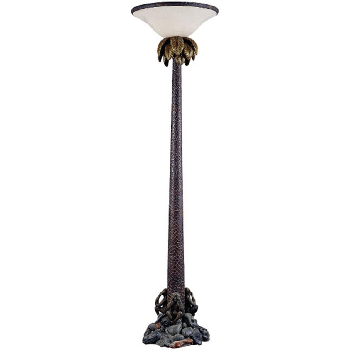 Monkey Oil rubbed Bronze Torchiere