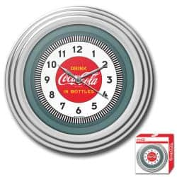 1930s Style Coca-Cola Chrome Wall Clock - Bed Bath & Beyond - 5249428