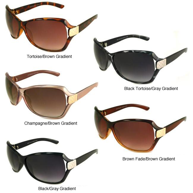 Urban Eyes Women's UE5577 Nina Rectangular Sunglasses - Free Shipping ...