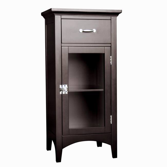Classique Espresso Floor Cabinet by Elegant Home Fashions