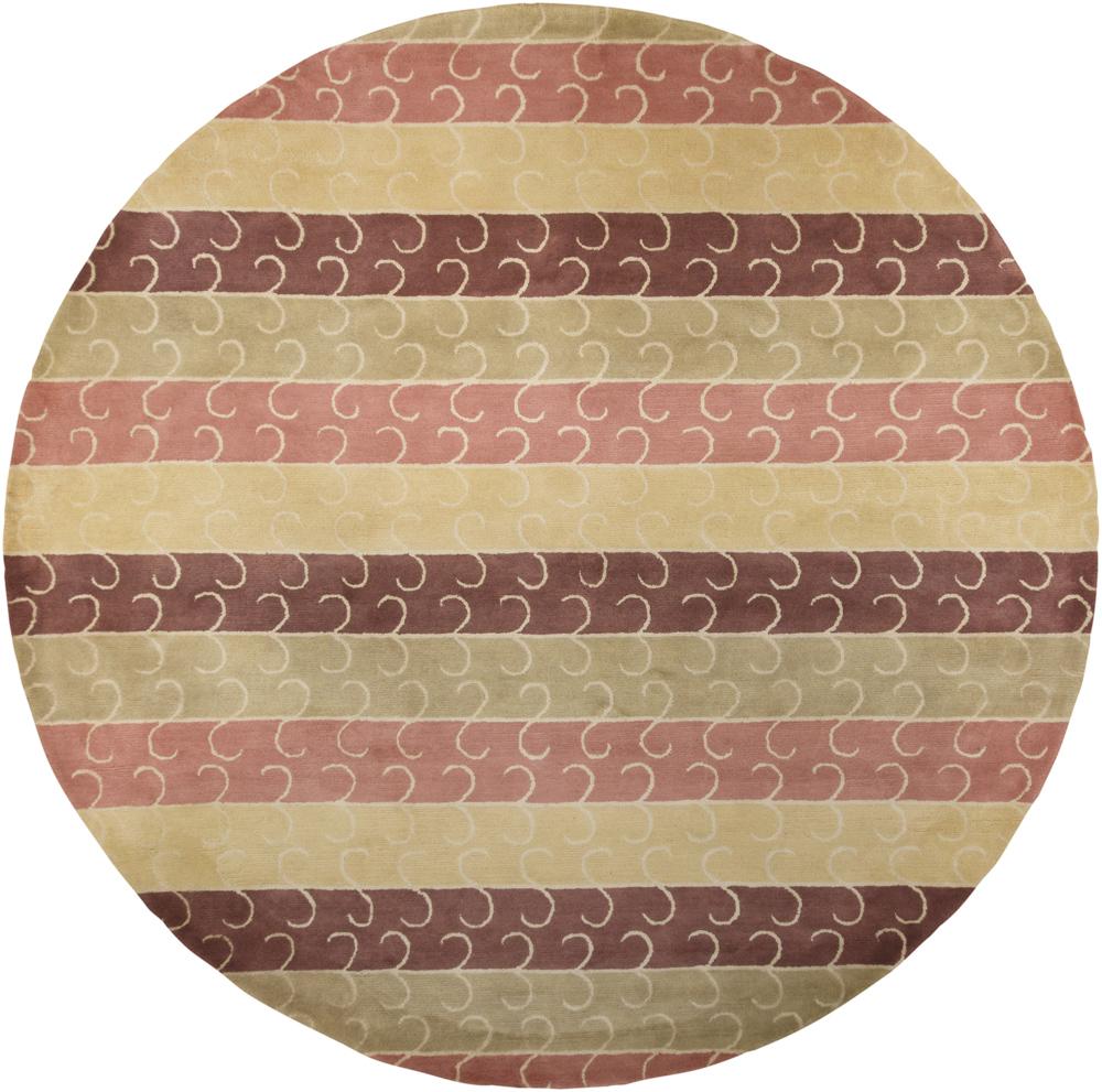 Hand tufted Mandara Multi New Zealand Wool Area Rug (79 Round)