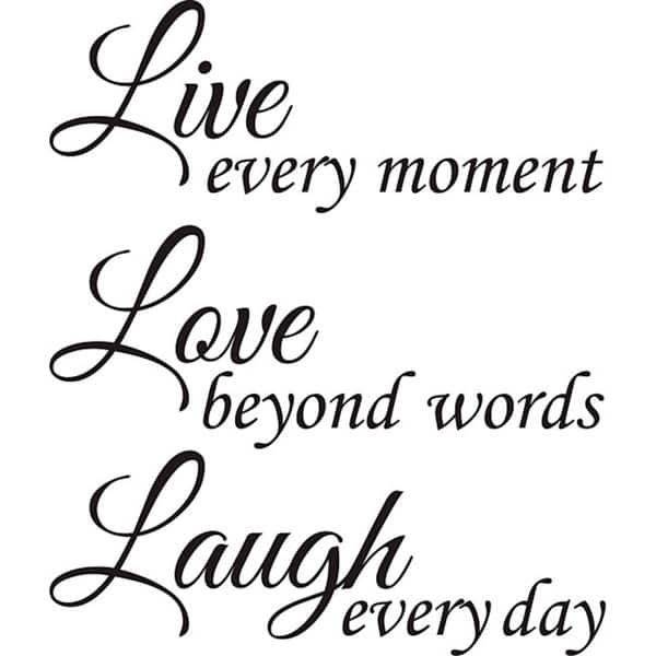 Live Laugh Love Wall Art Decal Decor Vinyl Quote Saying