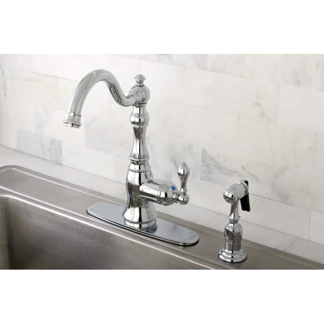 American Classic Chrome Single-Handle Kitchen Swivel Faucet
