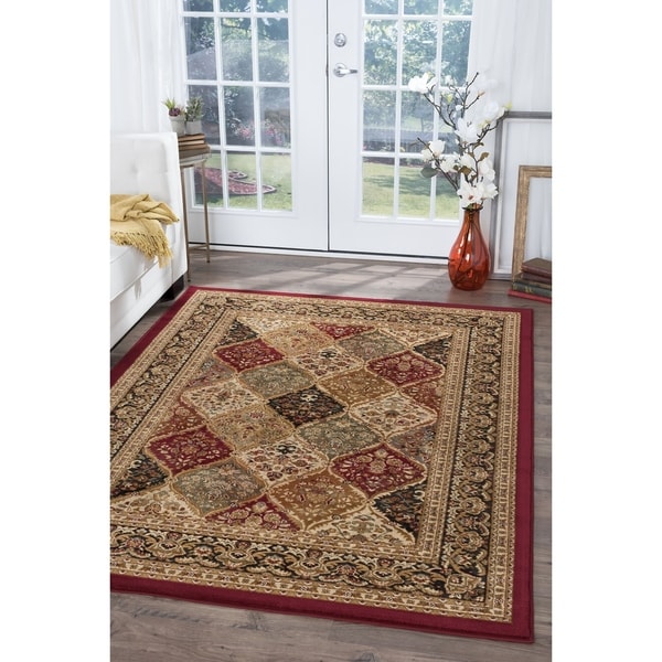 Alise Rugs Soho Traditional Oriental Area Rug - 7'10 x 10'3