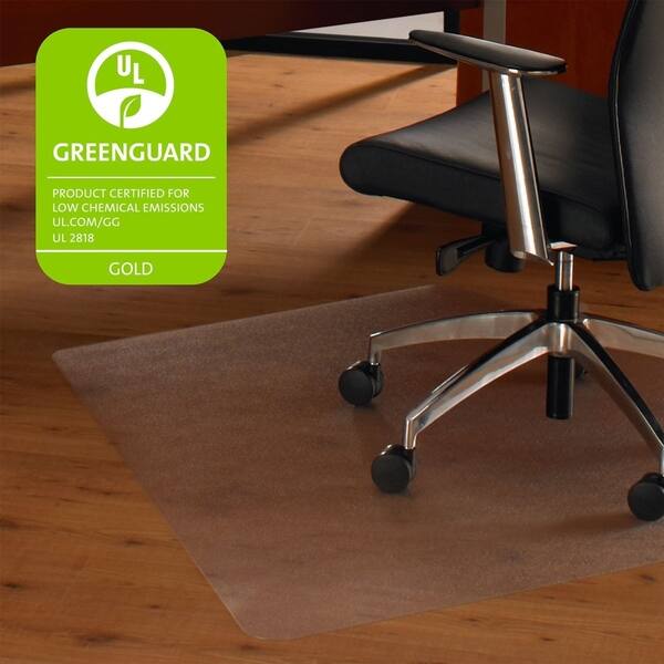 Shop Ultimat Polycarbonate Corner Workstation Chair Mat For Hard Floor 48 X 60 Overstock 5266736