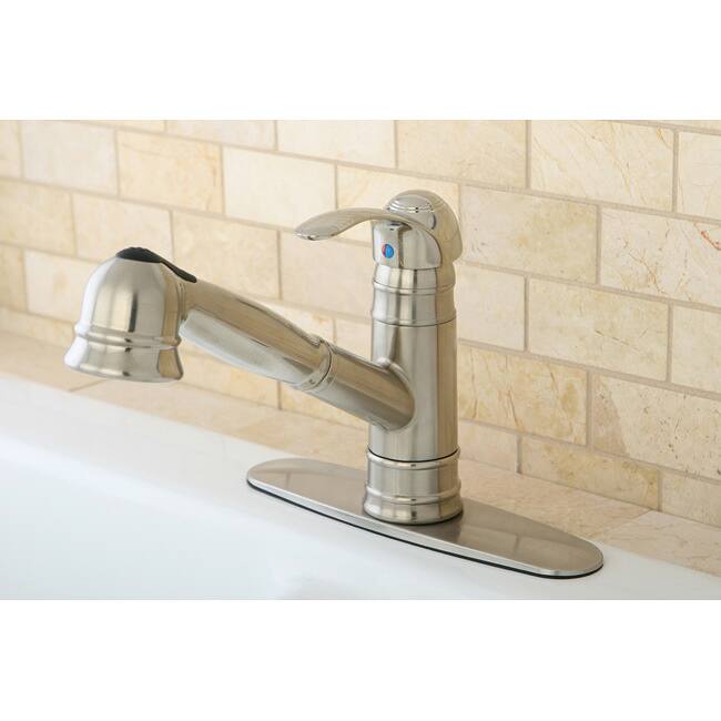 Eden Brushed Nickel Pullout Kitchen Faucet