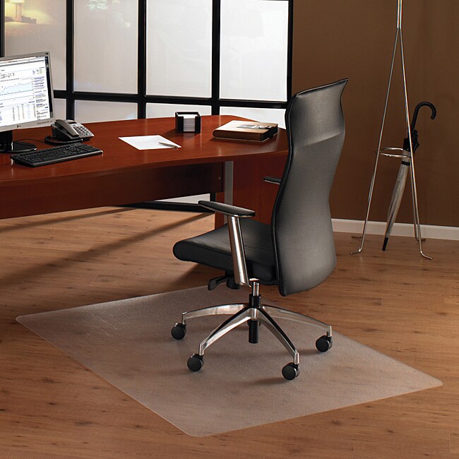 Floortex Cleartex Ultimat Chair Mat For Hard Floors (48 X 79) (Clear Clear Polycarbonate floor protection mat for use in the home or office to prevent floor wear caused by chair casters or in heavy use areas.Provides ergonomic benefits for chair user by p
