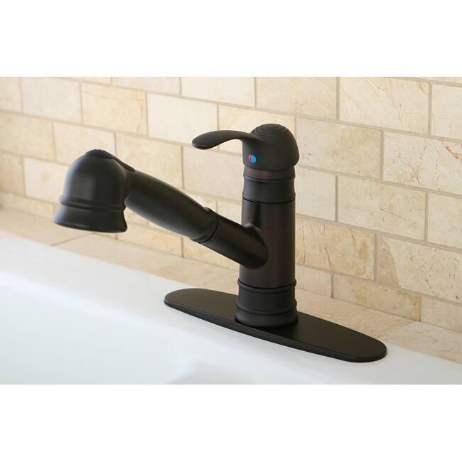 Eden Oil Rubbed Bronze Pullout Kitchen Faucet