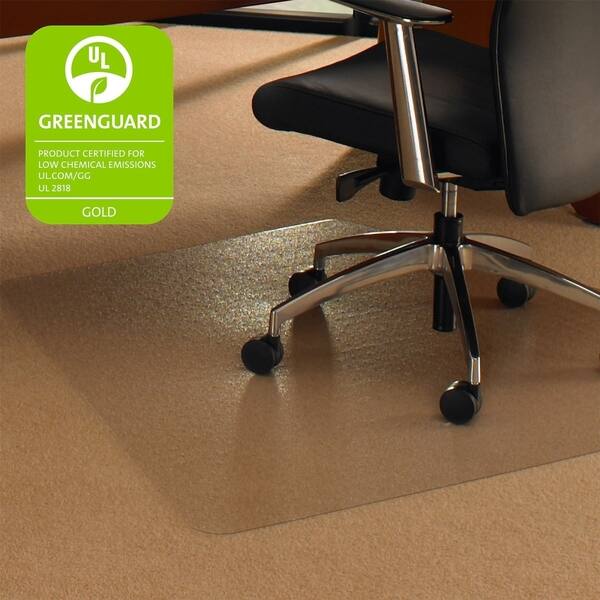 Shop Ultimat Polycarbonate Corner Workstation Chair Mat For