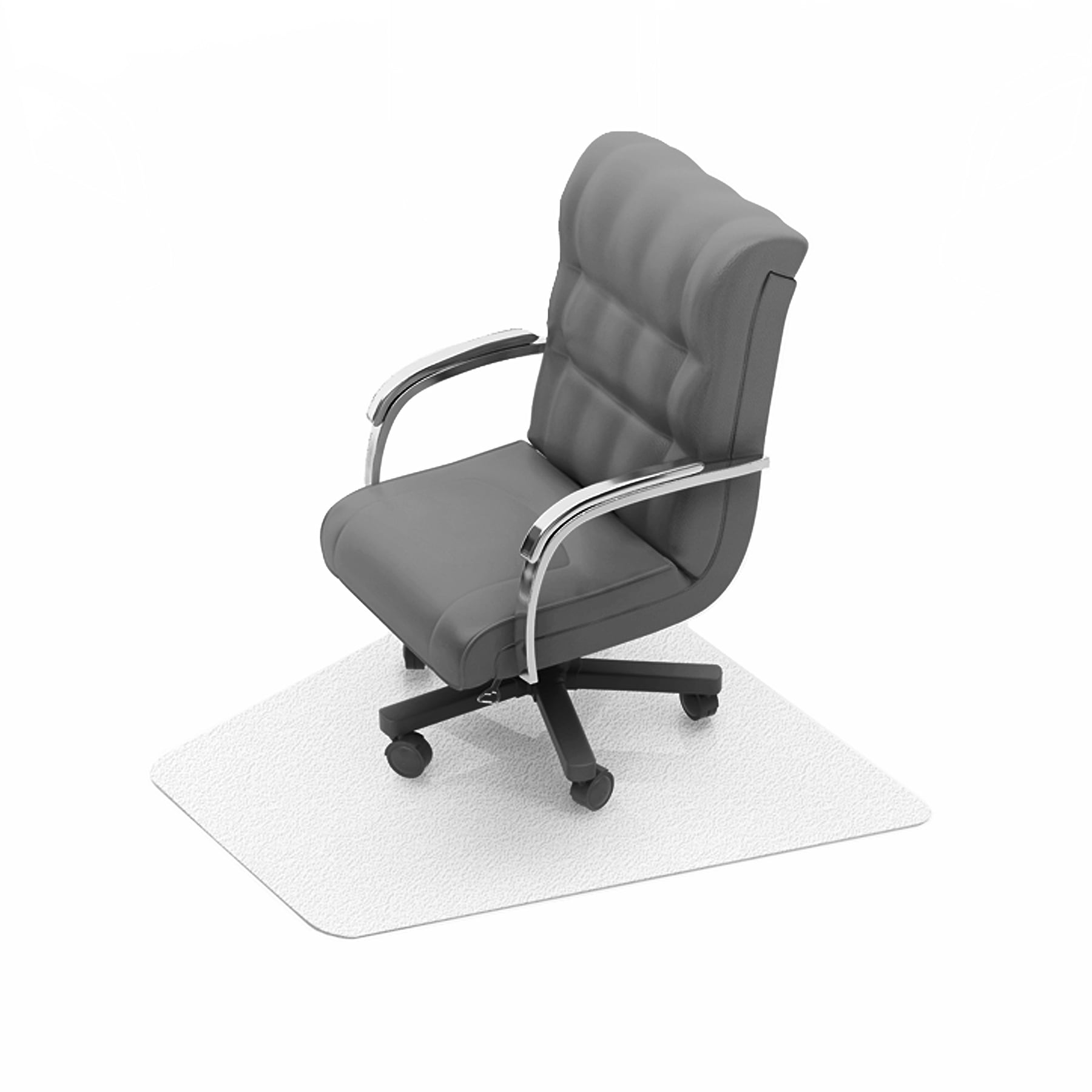 Shop Ultimat Polycarbonate Corner Workstation Chair Mat For