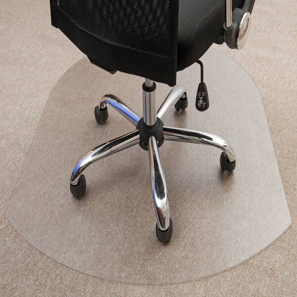 Cleartex Ultimat Contoured Chair Mat Polycarbonate For Low Medium Pile Carpets Up To 1 2 Size 39 X 49 On Sale Overstock 5266768
