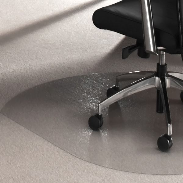 Polycarbonate chair mat for plush online carpet