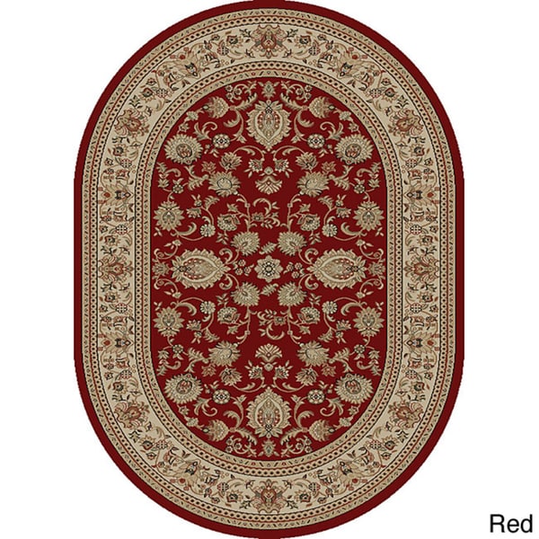 Soho Traditional Style Oval Rug (53 x 73)